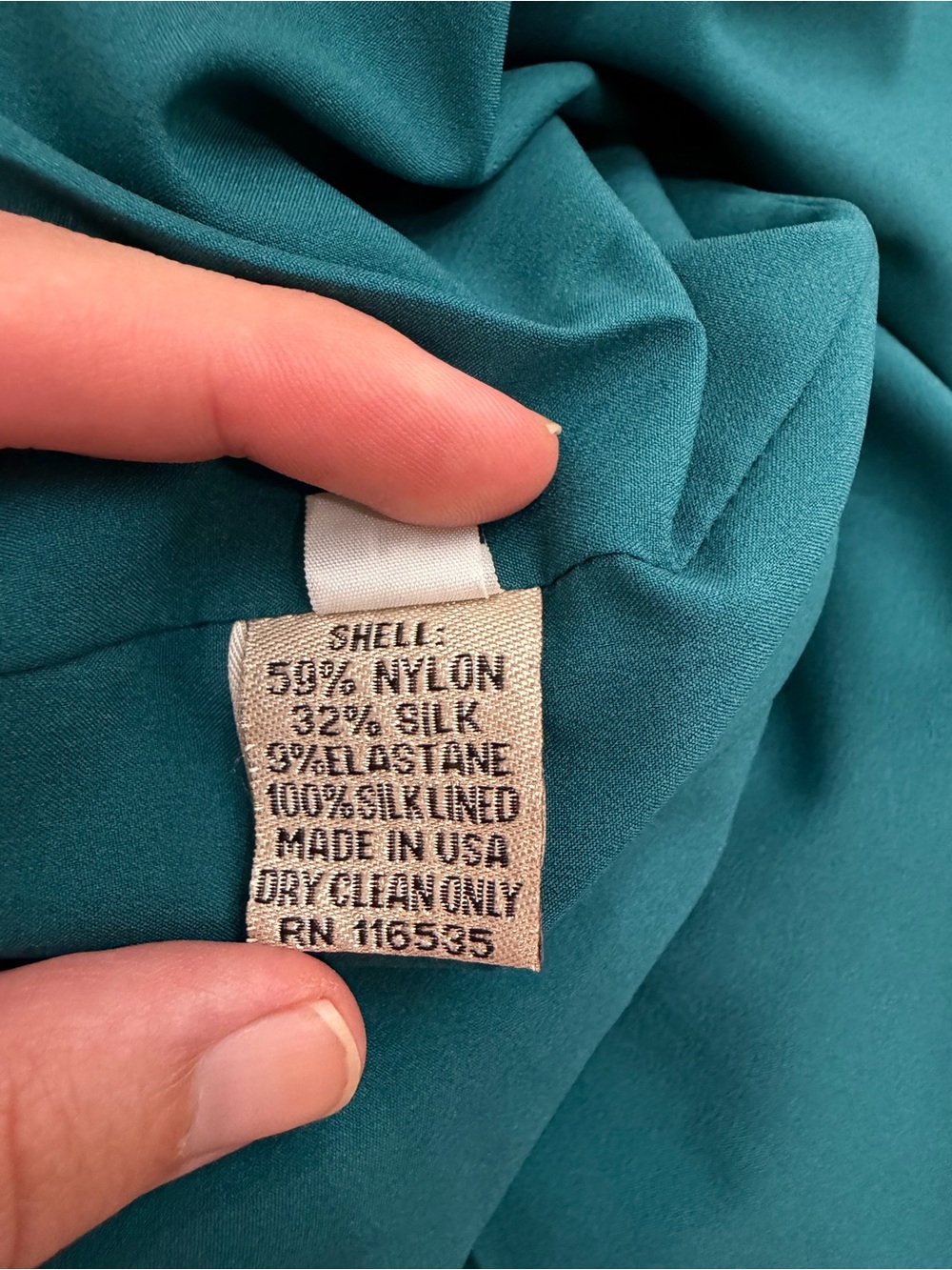 Lela Rose - Teal Sleeveless V-Neck Sheath Dress - 12 - Picture 10 of 10